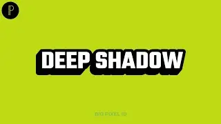 Deep Shadow Text Effect | Tutorial PixelLab