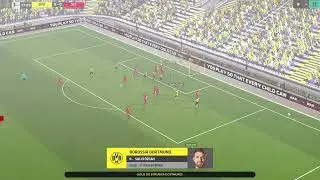 Dortmund x Freiburg - Football Manager REALISTIC MOD [E-CROWD]