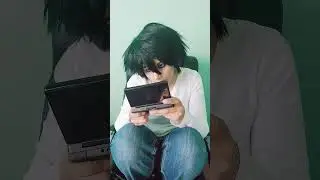 au pro gamer L lives rent-free in my mind | #L #deathnote #cosplay #LLawliet #animecosplay #デスノート
