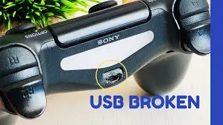 PS4 Controller USB Charger Port Broken .. Easy way to fix it