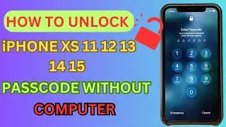unlock iPhone passcode without losing data || how to unlock iPhone series’s passcode without pc