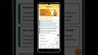 Amazon Pay later Advance emi Pay😍 