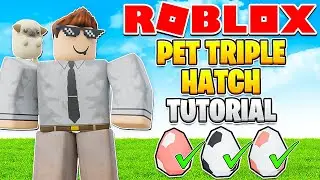 Pet Triple Hatch! How to Make a Simulator in Roblox Episode 26