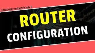 Router configuration using cisco packet tracer in Bangla with shortcut techniques\Computer network.