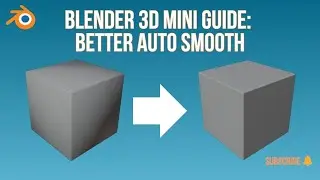 Auto Smooth in Blender 