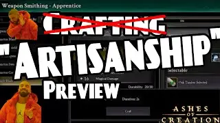 Artisanship Preview |  Ashes of Creation November Dev Stream Summary
