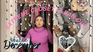 December Closet Clean-Out | KONMARI CHALLENGE!