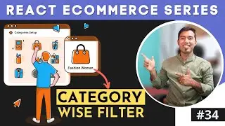 React Ecommerce Website #34: Code Category Filter in React JS in Hindi || P-1