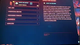 Cyberpunk search and destroy mission guide