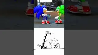 Sonic excuse me vs Original  