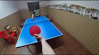 НАСТОЛЬНЫЙ ТЕННИС ОТ ПЕРВОГО ЛИЦА | ИГРАЮ ПРОТИВ КМС | PING PONG FIRST PERSON | TABLE TENNIS |
