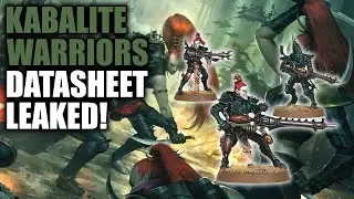 Drukhari Rules! Kabalite Warrior Datasheet Leaked! │ Warhammer 40k 9th Edition