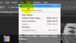 Halftone Pattern Effect in Photoshop Youtube