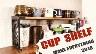 Make coffee cup shelf | Mug Rack |
