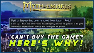 Myth of Empires | Can't Buy The Game? HERE'S WHY!