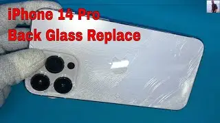 How To Replacement iPhone 14 Pro Back Glass Cracked।।Tech Robot 360