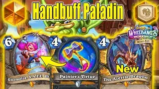 82% Winrate Best Bandbuff Paladin Deck To Craft In June Whizbang's Workshop Mini-Set | Hearthstone