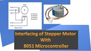 Lecture 34: Interfacing of Stepper Motor with 8051 Microcontroller | Assembly language program