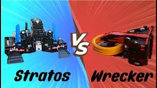 Stratos VS Wrecker - This one gets nasty!   LEGO Robot Combat