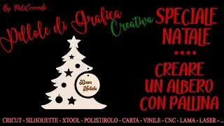SPECIALE NATALE: ALBERO CON PALLINA APPESA con INKSCAPE