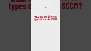 2. SCCM  interview questions along with their answers 