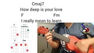 HOW DEEP IS YOUR LOVE | UKULELE PLAY-ALONG |UKULELE COVER #ukulele