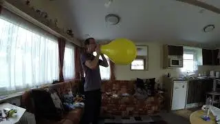 Qualatex 16 Inch Yellow Balloon Blow To Pop Q16 btp b2p