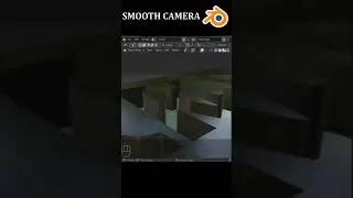 How to Get Smooth Camera Movements in Blender Easily #shorts