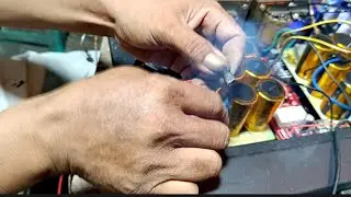 Cara mudah merakit kabel instalasi input power tidak mudah dengung.