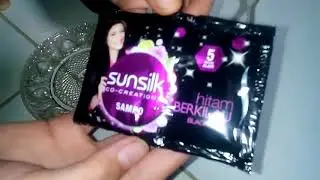 Cara membuat slime tanpa lem 2 bahan saja..dari shampo sunsilk