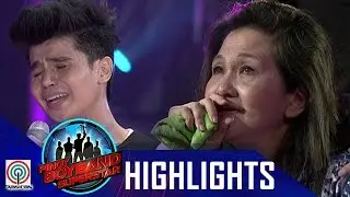 Aeiou, emosyonal nang kantahan ang kanyang Ina