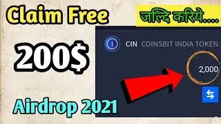 200$ ke token Free || Coinsbit New crypto Currency exchange In India || Join Fast || Earning faster