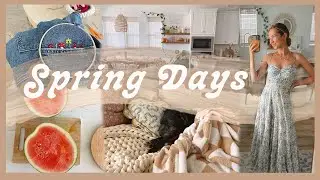 SPRING DAYS | making lots of recipes, embroidering, & tending to the garden!