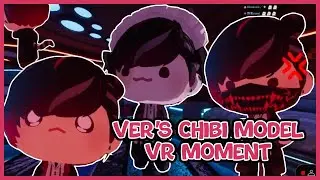 Ver chibi model debute in vr moments !! ⎯ Ver Vermillion Nijisanji EN clip