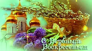 С Вербным Воскресеньем! Красивое поздравление с праздником!