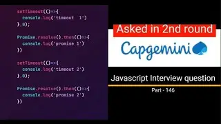 Javascript output based Interview question - Part 145  