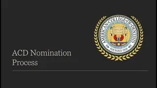American College of Dentists: Demystifying Nominations
