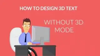 Hindi/Urdu | How to Creat Or Design 3D Text | 3D Text in Photoshop | Steps to Creat 3D Text