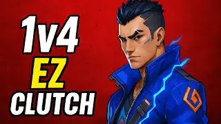 INSANE 1v4 Clutch in Valorant | Yoru Outplay 🔥