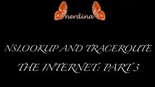 How does the Internet Work -  Part 3 (nslookup and traceroute)