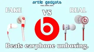 Beats earphones unboxing Fake vs Real.