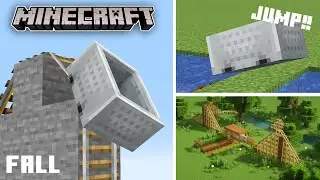[Minecraft] 8+ Roller Coaster Build Hacks