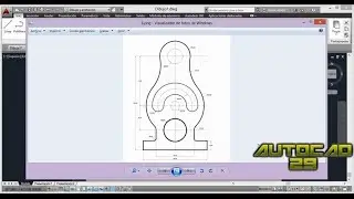 AutoCAD 2014 Ejercicio Circunferencias, Cotas 3
