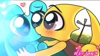 Animaciones de Enamoramiento // Cian x Amarillo 💙🟡