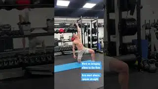Half kneeling windmill exercise 