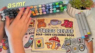 ASMR color with me!! 🎨 relaxing whispers for sleep