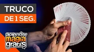 Truco de magia con cartas en 1 segundo | aprender magia gratis
