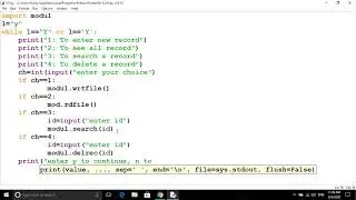 Read, write, search, delete from a file in Python