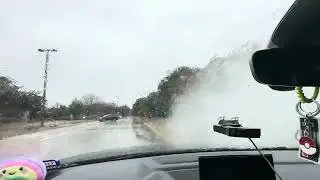 The AUDI Q7 can be hazardous in the rain!! ⚠️☔️💧🌧️