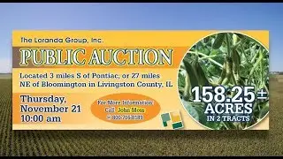 Farm Land Auction 158 Acres Livingston County Illinois